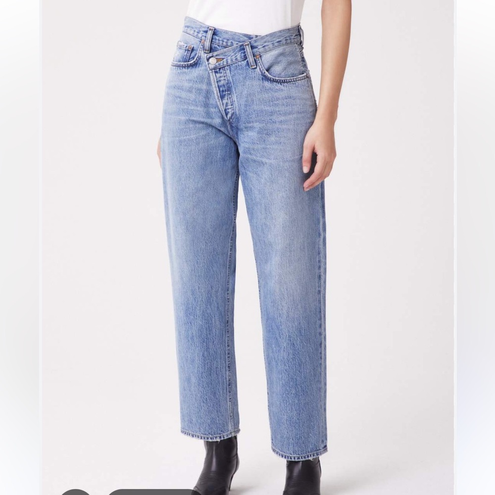 Agolde Criss-Cross Jeans in Eternal